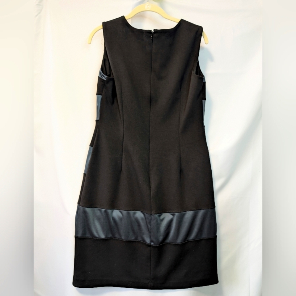 Calvin Klein Dress Color Block Pattern Design Mixed Media - Picture 6 of 12